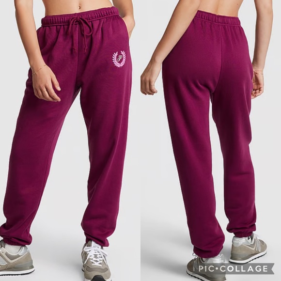 PINK Everyday Fleece High-Waist Gym Pants - Picture 1 of 1